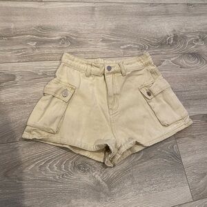 Tan coloured shorts